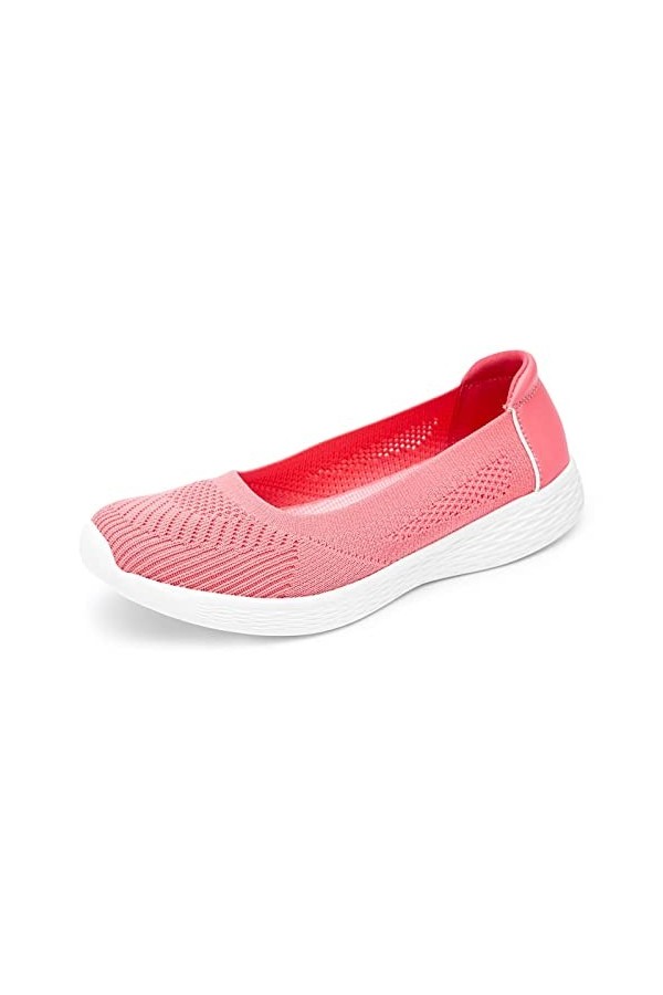 Puxowe Chaussures Slip-on Plates Basses en Maille Mocassins Respirants en Maille pour Femmes 36 EU Bleu Marin