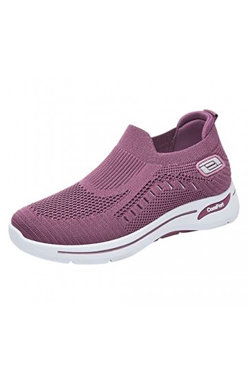 Allbestop Chaussures de Sécurité Unisexe Chaussures De Course,Chaussures D Eau Femme Basket Femme Mode Sneakers White Chauffe