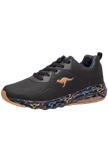 KangaROOS Mixte K-air Ora Multi Basket, Noir/Multicolore, 36 EU