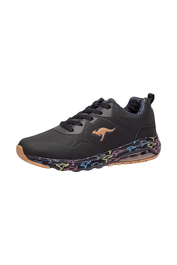 KangaROOS Mixte K-air Ora Multi Basket, Noir/Multicolore, 36 EU