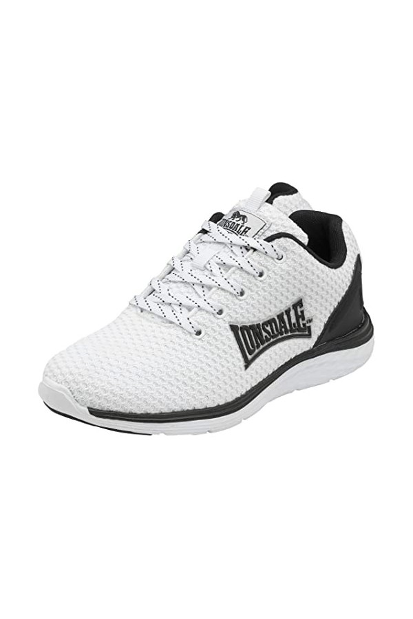 Lonsdale Silwick, Road Running Shoe Femme, White/Black, 38 EU