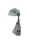 Ever Fairy Newsboy Casquette pour femme Bambou Coton Doublé Chemo Headwear avec Echarpes pour Cancer Perte de Cheveux, café, 