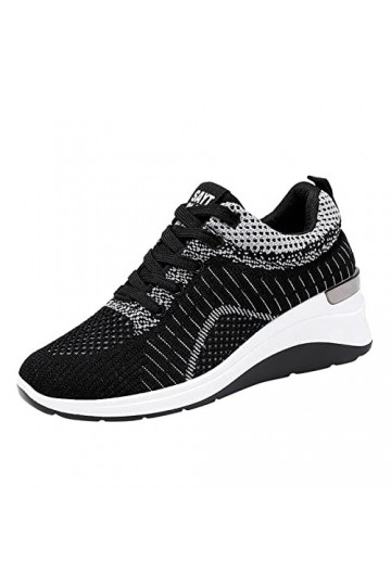 Baskets Mode Femme Baskets dextérieur Respirant Maille Chaussures de Fitness Chaussures de Sport Femmes Course Loisirs Chaus