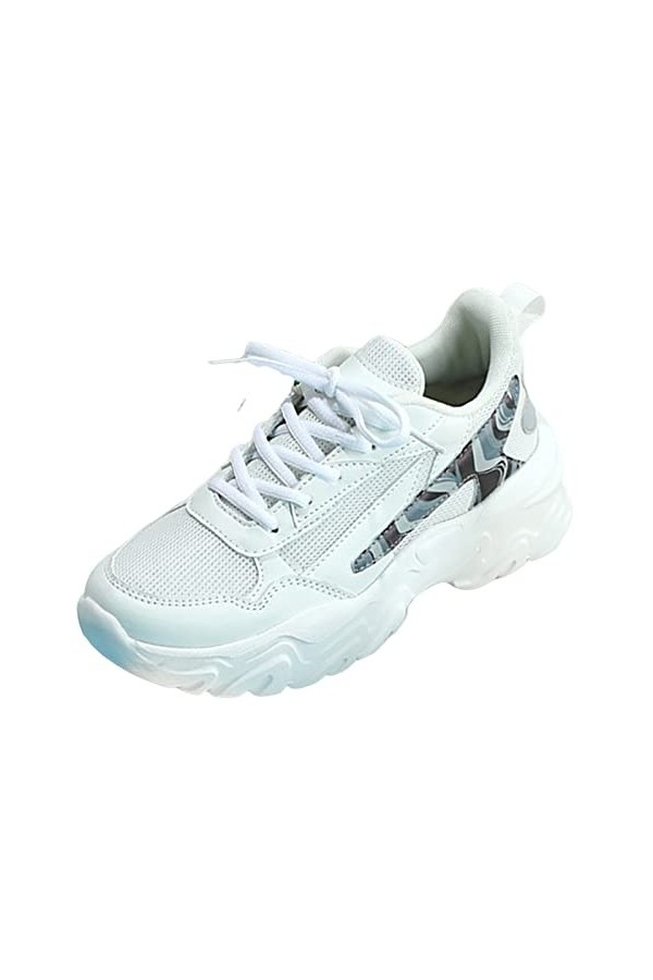 Chaussures pour Dames Baskets à Plateforme Baskets légères à la Mode Baskets dextérieur Douces et Confortables Baskets Mode 