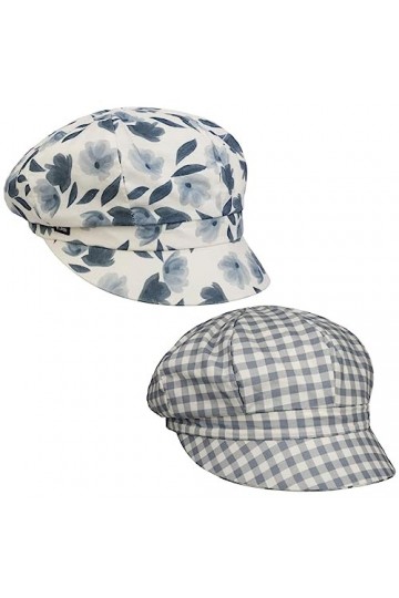 Lipodo Casquette Gavroche Balivia Flowers Femme - Made in Italy de Soleil avec étiquette visière, visière Printemps-été - Tai