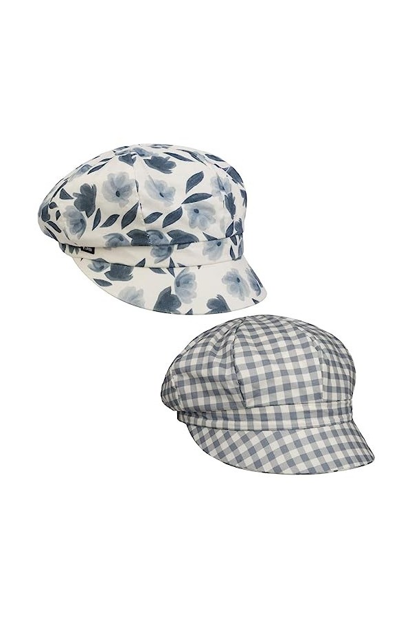 Lipodo Casquette Gavroche Balivia Flowers Femme - Made in Italy de Soleil avec étiquette visière, visière Printemps-été - Tai