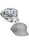 Lipodo Casquette Gavroche Balivia Flowers Femme - Made in Italy de Soleil avec étiquette visière, visière Printemps-été - Tai