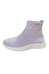 Chaussures De Securite Femmes Baskets Mode Femmes Baskets Confort Femmes Chaussures décontractées Femmes Gris Couleur Chaussu