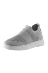 Escarpins Femme Rouge Baskets Mode Femmes Baskets Confort Femmes Chaussures décontractées Femmes Gris Couleur Chaussures de M