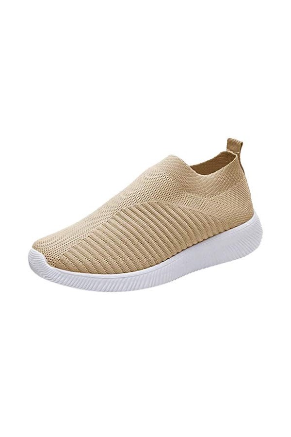 Baskets Femme Chaussures de Sport Running Femmes Baskets Mode été Maille Respirant Confortable léger à Lacets Chaussures déco