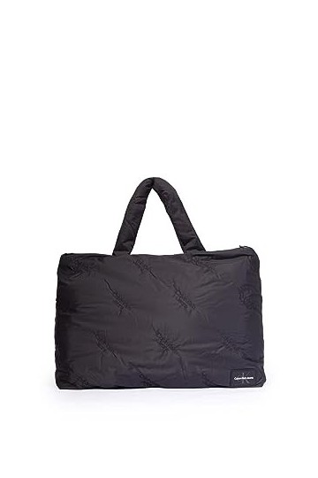 Calvin Klein Jeans - Grand sac rembourré femme avec bandoulière, Noir , Taille unique