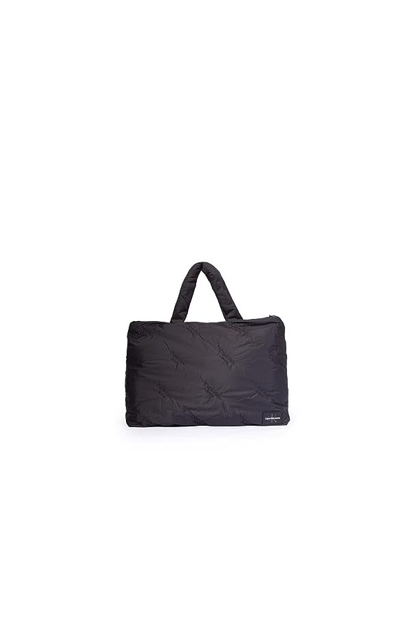 Calvin Klein Jeans - Grand sac rembourré femme avec bandoulière, Noir , Taille unique