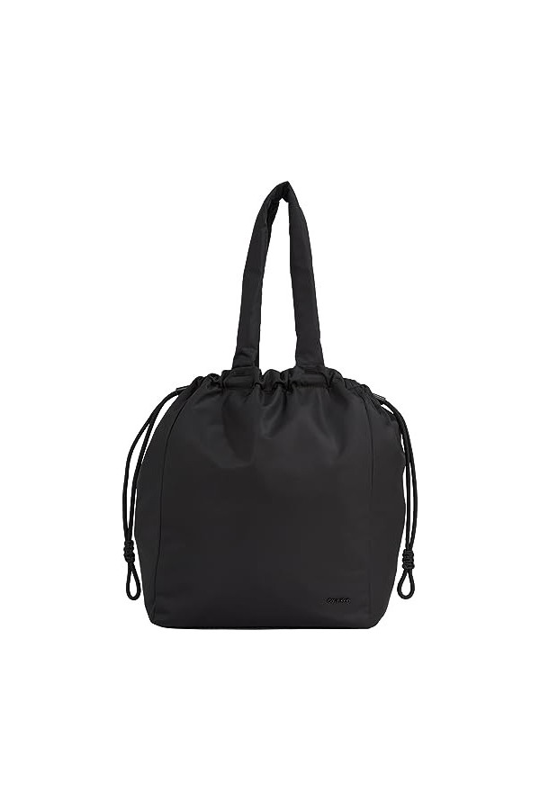 Calvin Klein Cabas en nylon pour femme, ck noir, Taille unique, Décontracté