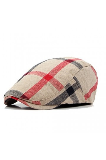 Adantico Homme Chapeau Coton Bérets Beige 