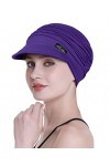 FocusCare Casquette Gavroche, Couvre-Chef pour Cuir chevelu Sensible à la Perte de Cheveux et à la Chimio