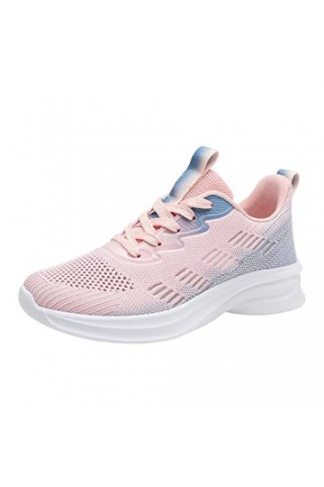 Yavion Basket Femmes Basket Femme Confort Chaussure De Running Marche,Mode Sneakers Style Multicolore Baskets Compensées Femm
