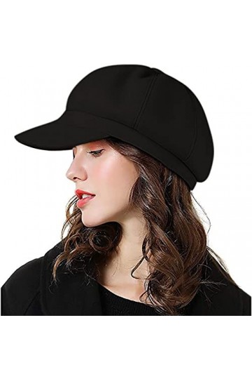 LANSKIRT Casquette Gavroche Femme Chapeau de Soleil Respirant Gavroche Vintage Chapeau Newsboy Cap pour Printemps et été Chap