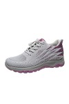 550 Chaussures de Sport Course Femme Noir Mode Baskets Compensées mailledécontracté Lacets Respirant Baskets pour Femmes Walk
