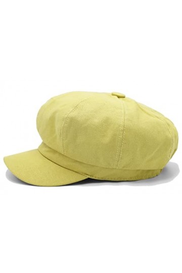 Van Der Rich ® - Casquette Gavroche Couleur Unie Style Souple - Femme Moutarde, TU-T54-59 