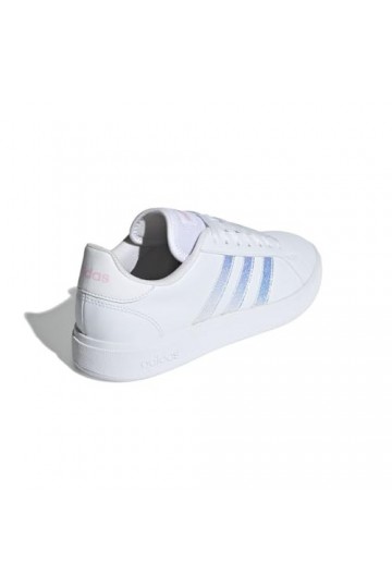 adidas Femme Grand Court Base 2.0 Basket, Ftwr Blanc Ftwr Blanc Clear Rose, 40 EU