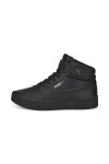Puma Women Carina 2.0 Mid Sneakers, Puma Black-Puma Black-Dark Shadow, 37 EU