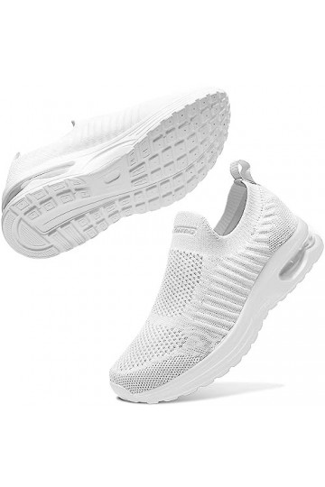 Basket Femme Respirantes Chaussures de Running Marche Sport Travail Légères Sneakers