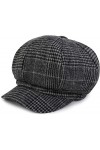 styleBREAKER Casquette Gavroche avec Un Motif à Carreaux Prince-de-Galles, Casquette de Marin, Casquette Traditionnelle, Unis