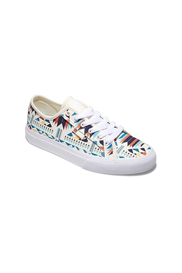 DC Shoes Femme Manual Basket, White/White, 41 EU