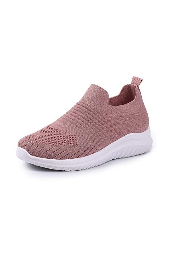 IDEAL ONLINE Chaussures de marche pour femme - Respirantes et légères - Absorption des chocs - Chaussures de sport, Noir , 40