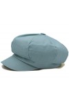 Van Der Rich ® - Casquette Gavroche Vintage Chapeau Visière 100% Coton - Femme Bleu, T56 