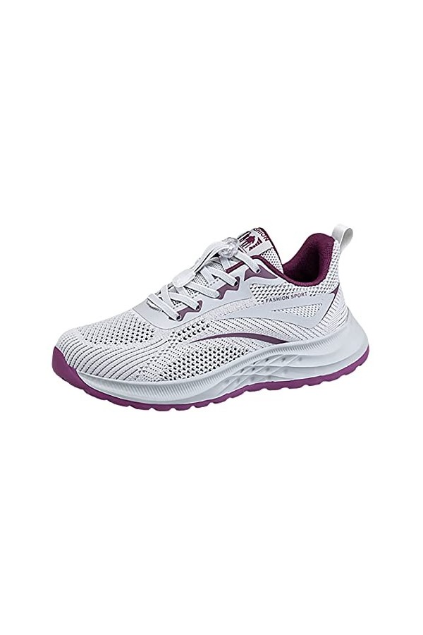 Coo2Sot Basquette Femme Chaussures De Marche Légères Confortables DÉté Chaussures Respirantes Maille Unique Chaussures De Sp