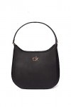 Calvin Klein JEANS Hobo Sac à main monogram pour femme, Noir , Taille unique