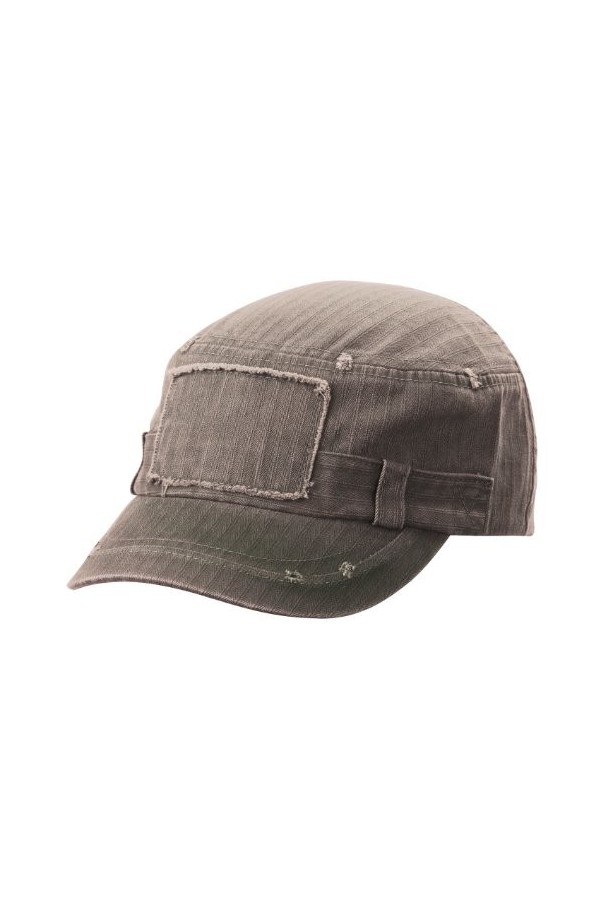 MYRTLE BEACH Badge Miltary Casquette au Look Castro - Noir -