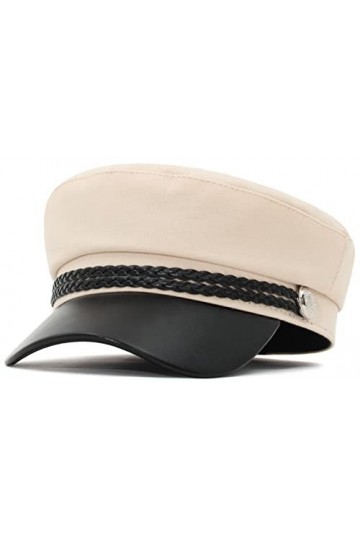 GEMVIE Casquette de Marin Femme Adulte Chapeau Casquette de Capitaine Vintage Taille Unique