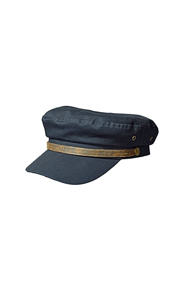 Balke Casquette des Matelots de lElbe Fisherman Style Cotton Canvas, Taille:M, Couleur:marine
