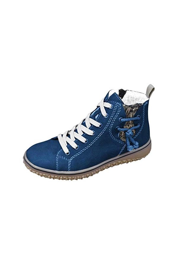 Baskets pour femme 39-42 - Chaudes - Grandes tailles - Chaussures plates décontractées - Chaussures compensées - Bottines pou