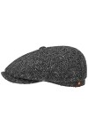 STETSON Casquette Hatteras Femme/Homme - Made in The EU pour lhiver Type Gavroche avec visière, Doublure Automne-Hiver - 58 
