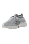 Basket de Marche Slip on pour Sneakers Femmes Baskets mode femmes baskets confort femmes chaussures décontractées femmes gris