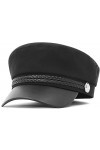GEMVIE Casquette de Marin Femme Adulte Chapeau Casquette de Capitaine Vintage Taille Unique