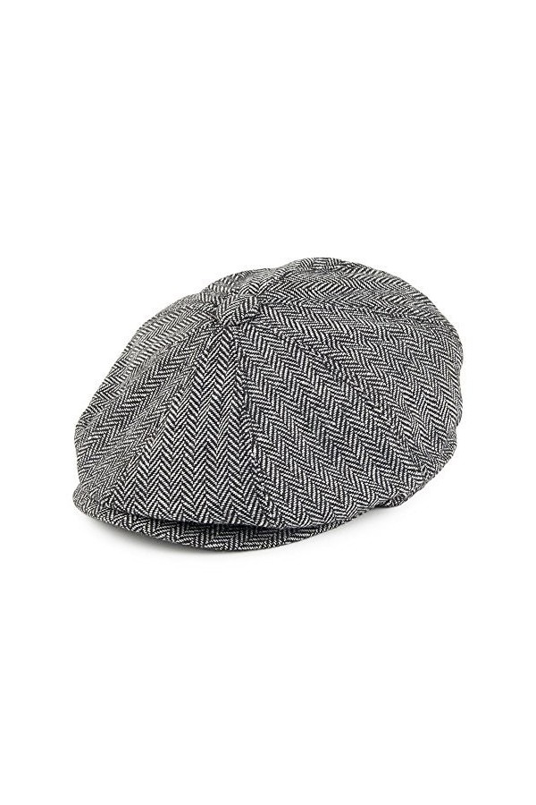Jaxon & James Casquette Gavroche à Chevrons Gris M