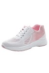 550 Chaussures de Sport Running Basket Femme Mode été et Automne Femmes Baskets Plat léger Maille Respirant Couleur Unie déco