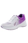 550 Chaussures de Sport Running Basket Femme Mode été et Automne Femmes Baskets Plat léger Maille Respirant Couleur Unie déco