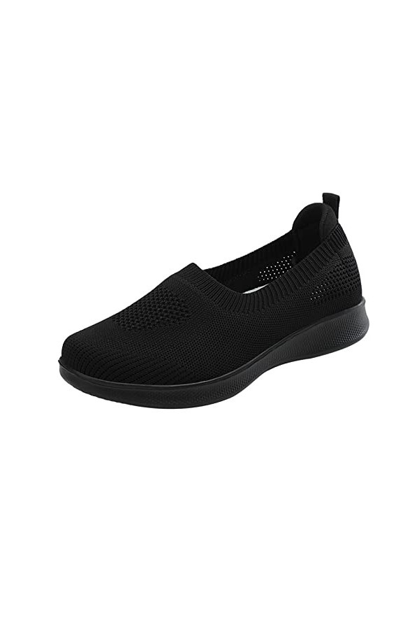 Taille 8 Habillées Slip on Breathe Mesh Marche Chaussures Femmes Mode Baskets Confort Mocassins Plats Sandales Plates pour Ét