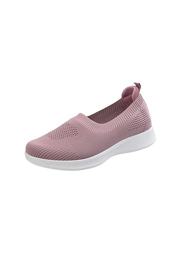 Taille 8 Habillées Slip on Breathe Mesh Marche Chaussures Femmes Mode Baskets Confort Mocassins Plats Sandales Plates pour Ét