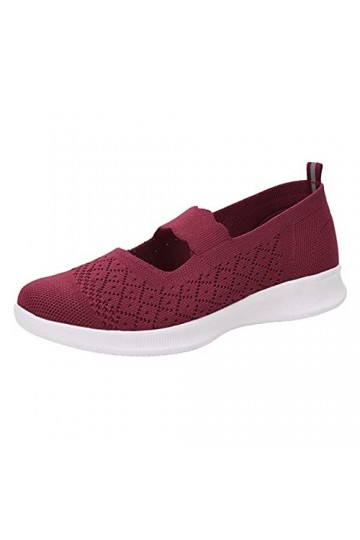 Chaussures Femme Confortable Orthopédique Slip on Breathe Mesh Chaussures de Marche Femmes Mode Baskets Confort compensées Pl