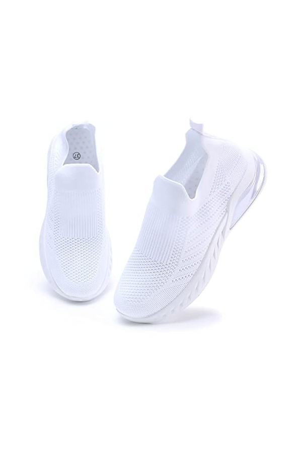 irisaa Slip On - Baskets respirantes - Chaussures de fitness - Chaussures de marche - Chaussures légères de course sur route,