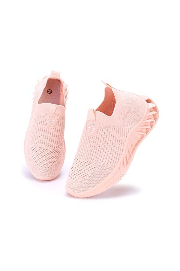 irisaa Slip On - Baskets respirantes - Chaussures de fitness - Chaussures de marche - Chaussures légères de course sur route,