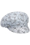 Seeberger Casquette Gavroche Belvonja Flower Casquette avec étiquette Taille Unique - Noir 