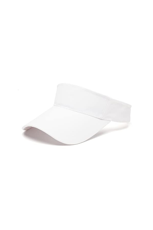 Chapeau à visière Solaire Casquette de Baseball Ajustable Bandeau de Transpiration Long et épais Visière Solaire pour Femme G