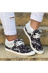 Baskets Mode Femmes Baskets Confort Femmes Chaussures décontractées Femmes Gris Couleur Chaussures de Marche Dame Chaussures 
